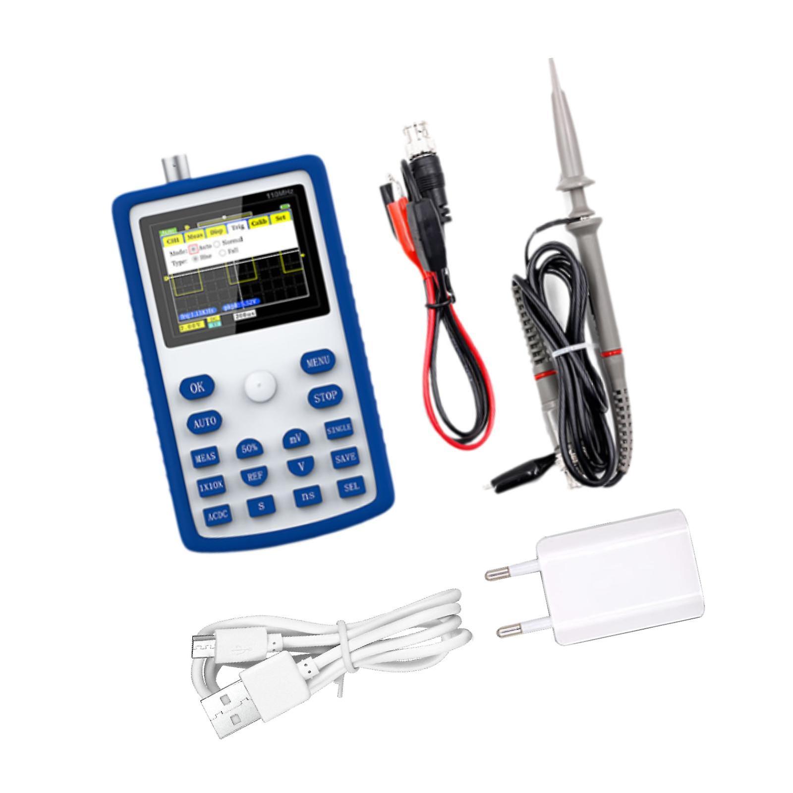 Handheld Oscilloscope Waveforms Storage 110MHz Voltage Tester for Car Repair