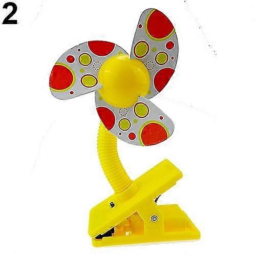 Safe Soft Blades Portable Flexible Clip On Mini Fan for Baby Pram Stroller Cot