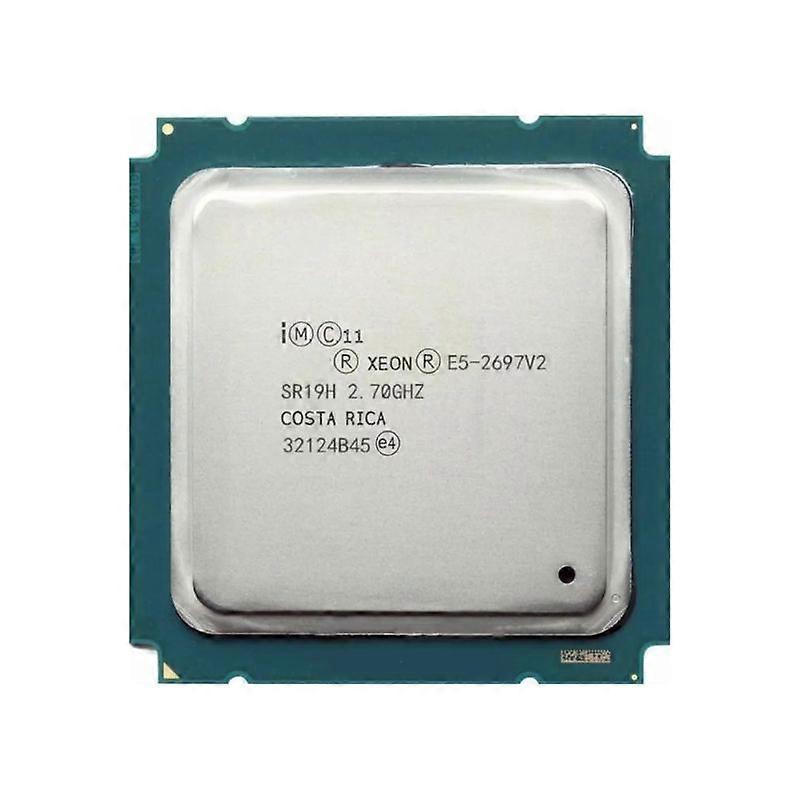 Xeon E5-2697V2 CPU - Socket LGA 2011 12 Cores 24 Threads 2.7GHz 30MB L3 Cache 130W.