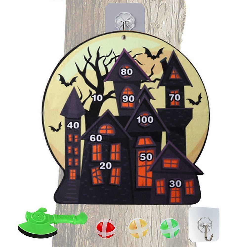 Board Targeting Adhesive Balls Halloween Children Throw Ball Game Enjoy Festive Fun Toy