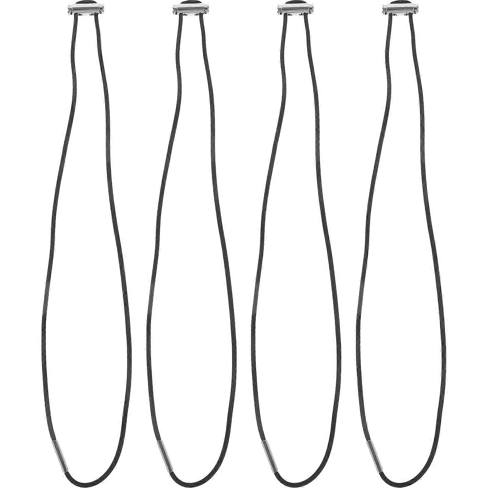 4pcs Trash Bag Fixing Band Practical Garbage Bag Bands Elastic Trash Bag Bands (70cm Circumference)