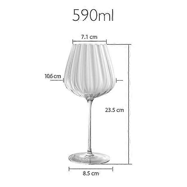ヨーロッパ透明リップルクリスタルグラスラグジュアリー家庭用ゴブレットクリエイティブシャンパングラス赤ワイングラスロマンチックウェディングカップ