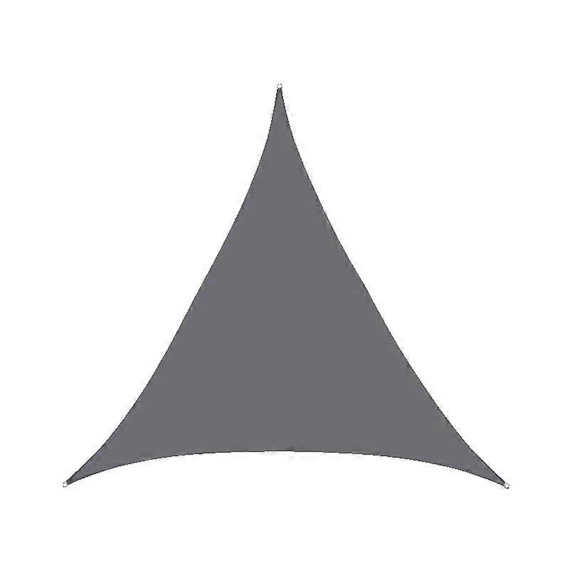 Triangular shade sail 3x3x3m 95% UV waterproof shade cloth, gray