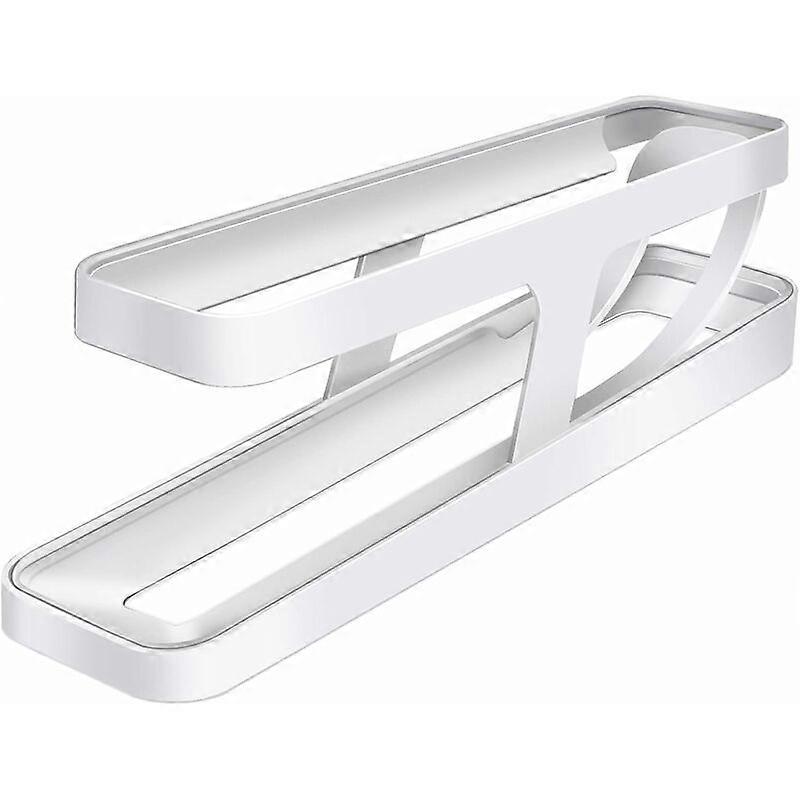 Egg Storage Refrigerator, Egg Holder, Egg Holder for 12 - 14 Eggs, Multifunction Egg Box, Egg Dispenser, Egg Box Refrigerator (White)
