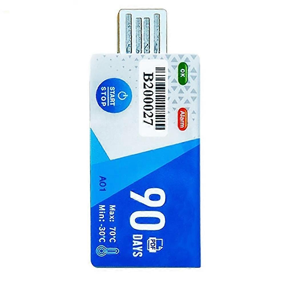 90 Days USB Interface Temperature Logger Data Logger for Warehouse Storage Refrigerated Transport