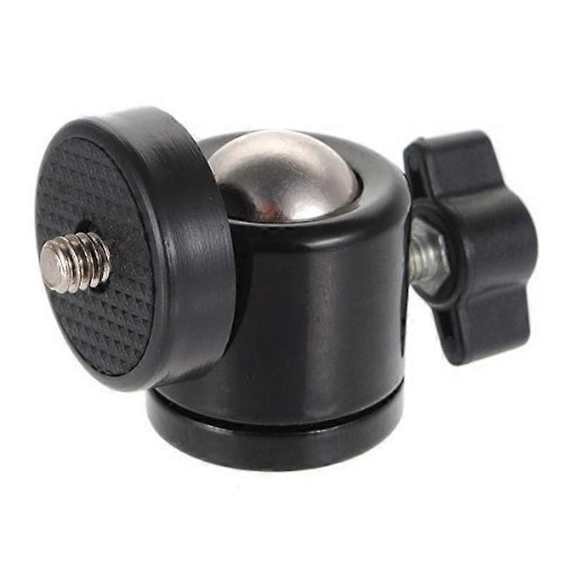 1/4 Swivel Mini Ball Head Screw Tripod Mount For Dslr Camera Camcorder Light Bracket