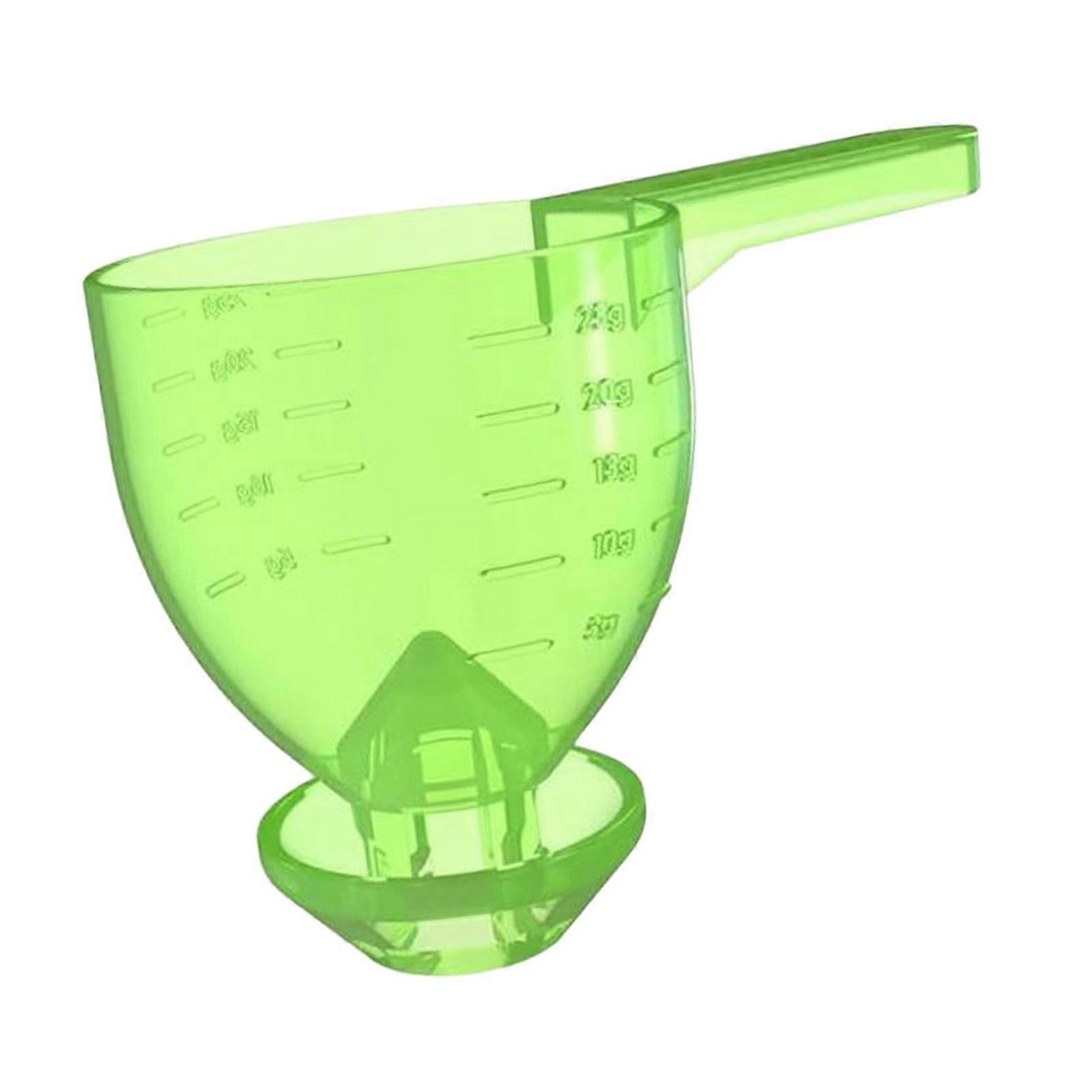 Measuring Scoop Funnel Professional Multifunctional Spice Bottle Scoop white