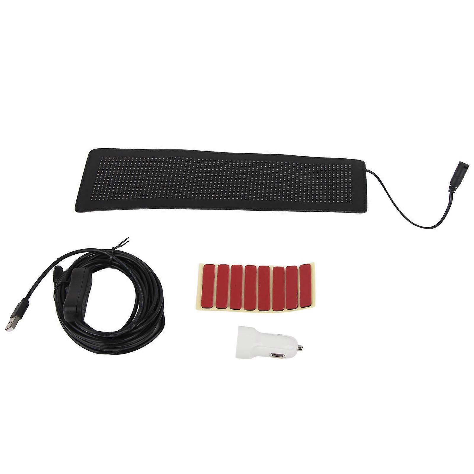 Flexible LED Matrix Panel Bluetooth APP Control Programmable Bendable Ultrathin LED Sign Screen for Car Party Bar