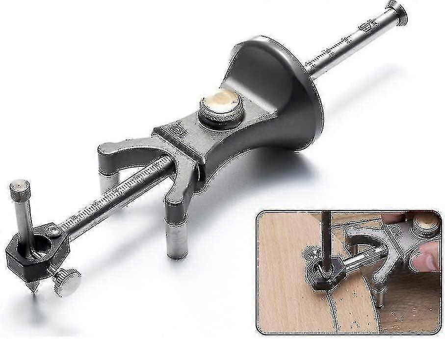 Scriber Diy Wood Dual-purpose Scriber Tools Multifunctional Draw Lines And Arcs Scriber Aluminum Alloy Scribe Tools Hy