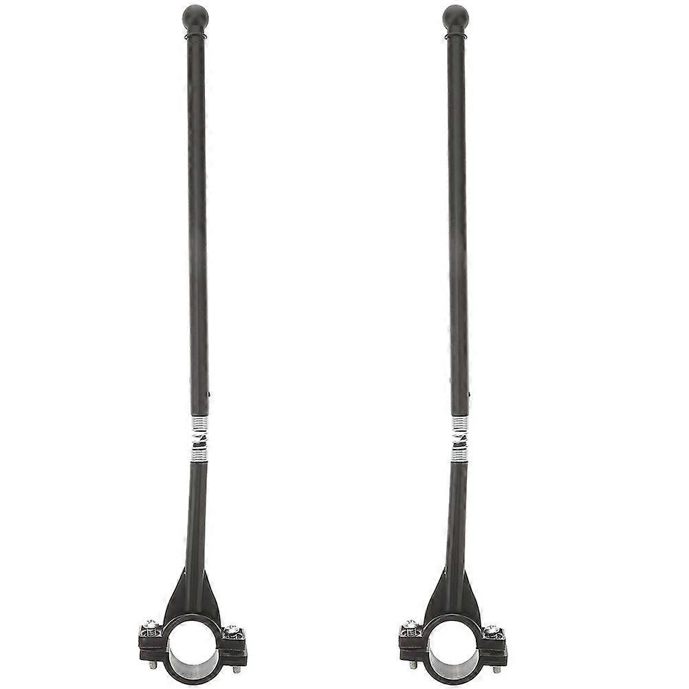 2Pcs Bike Handlebar Flagpoles Cycling Display Flagpole Kids Flagpole Mounts Outside Flagpoles