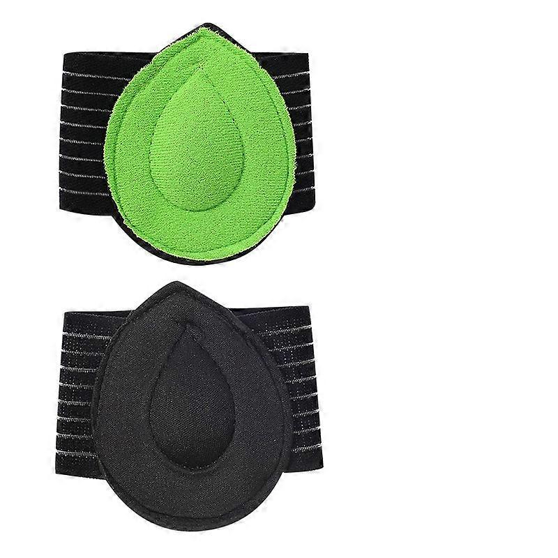 תמיכת קשת בולמת זעזועים מדרס שטוח קשת כריות רגל הקלה על כאבי כף רגל (ירוק)