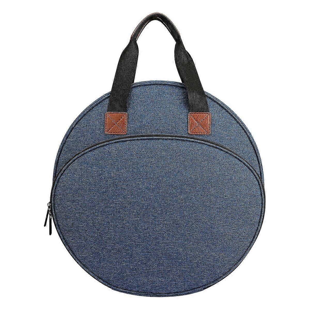 Embroidery Storage Case Crochet Hooks Knitting Handbag Navy Blue