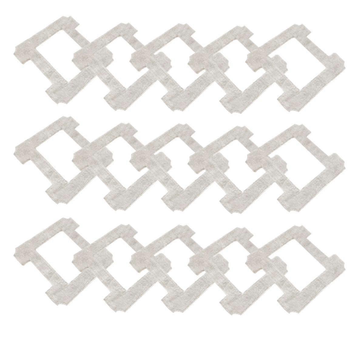 Lot de 15 chiffons en microfibre lavables et réutilisables pour robot nettoyeur de vitres Winbot W1 W1 Pro