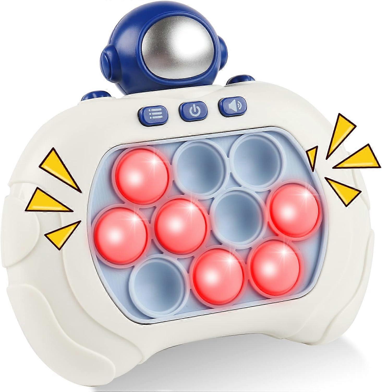 Pop Light Up Game, Electronic Handheld Fidget Light-up Pop Toys for Kids 6-12, Push Pop Sensory Toys with Memory Games, Stress Relief Pop Puzzle Game
