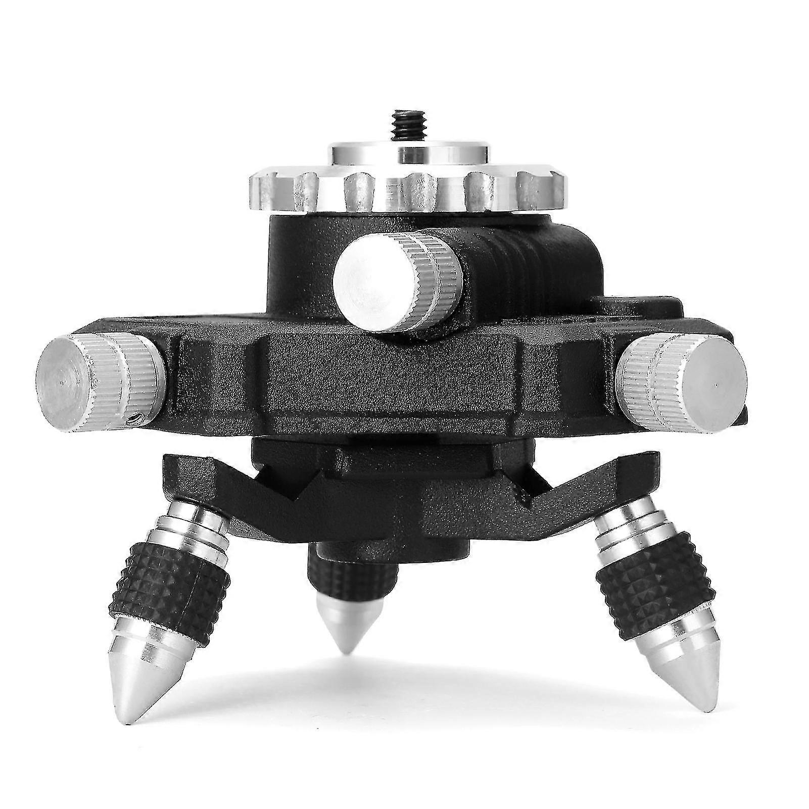 360 Rotatable Aluminum Alloy Bracket Base 1/4'' Interface Fine Adjustment Tripod Stand For Laser Level