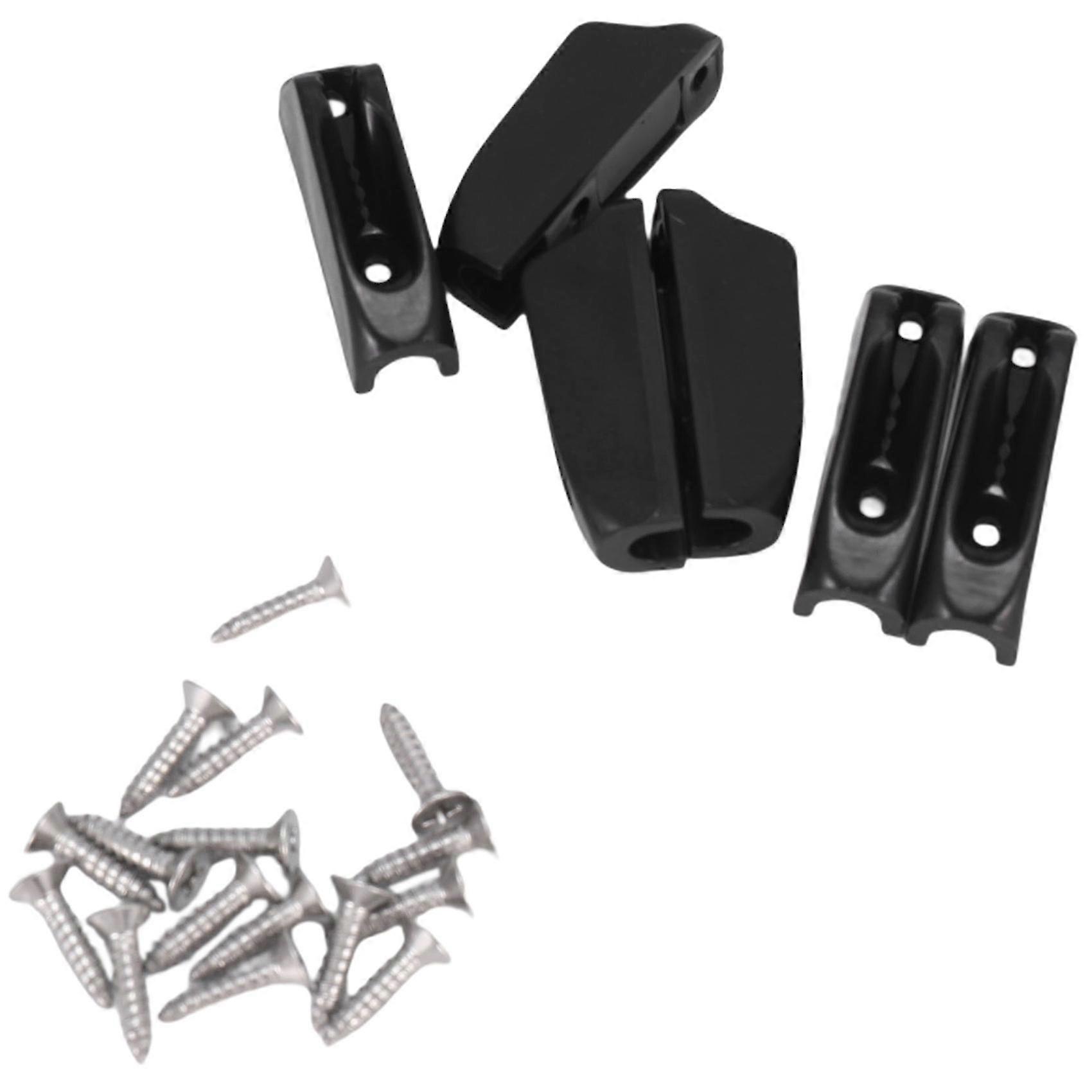 6pcs Canoe Kayak Cord Lock Rudder Control Nylon Self-lock Rope Cord Tensioner Runner Anchor Jam Cle