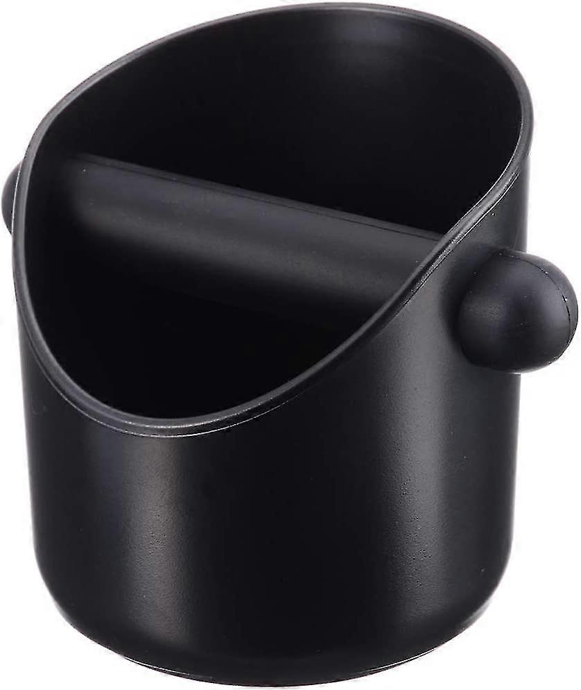 Coffee Grounds Bucket, Plastic Coffee Grinding Waste Container, Black