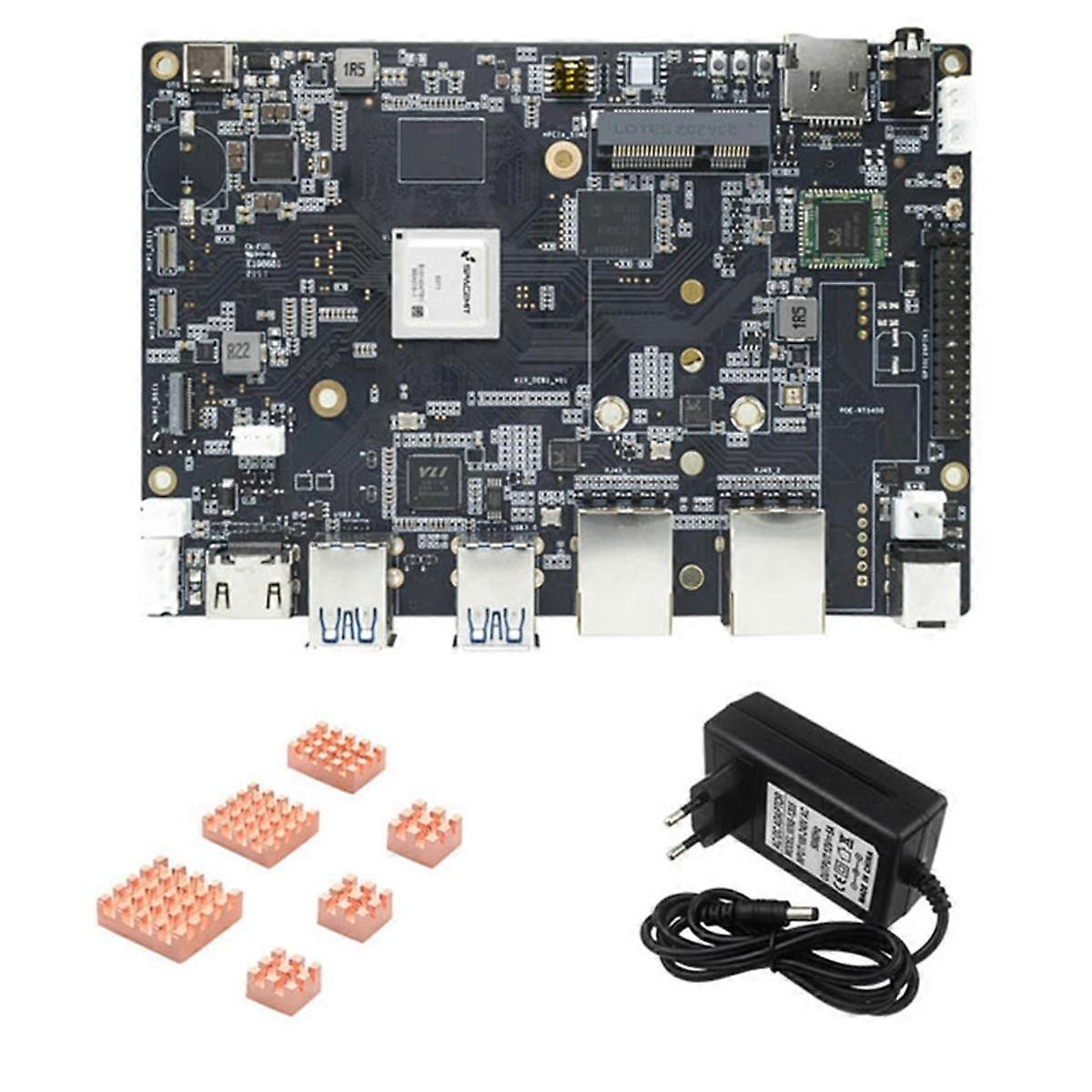 Banana Pi -F3 SpacemiT K1 8 Core RISC-V Chip 4G LPDDR4 16G EMMC 2.0 TOPs AI Computing Power Development Board EU PLUG
