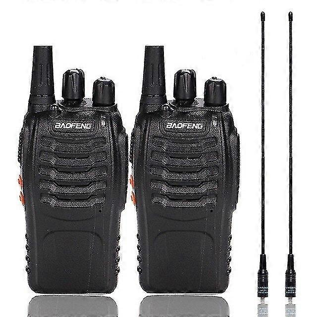 2Pcs/set walkie talkie portable radio station bf888s comunicador transmitter transceiver walkie talkie