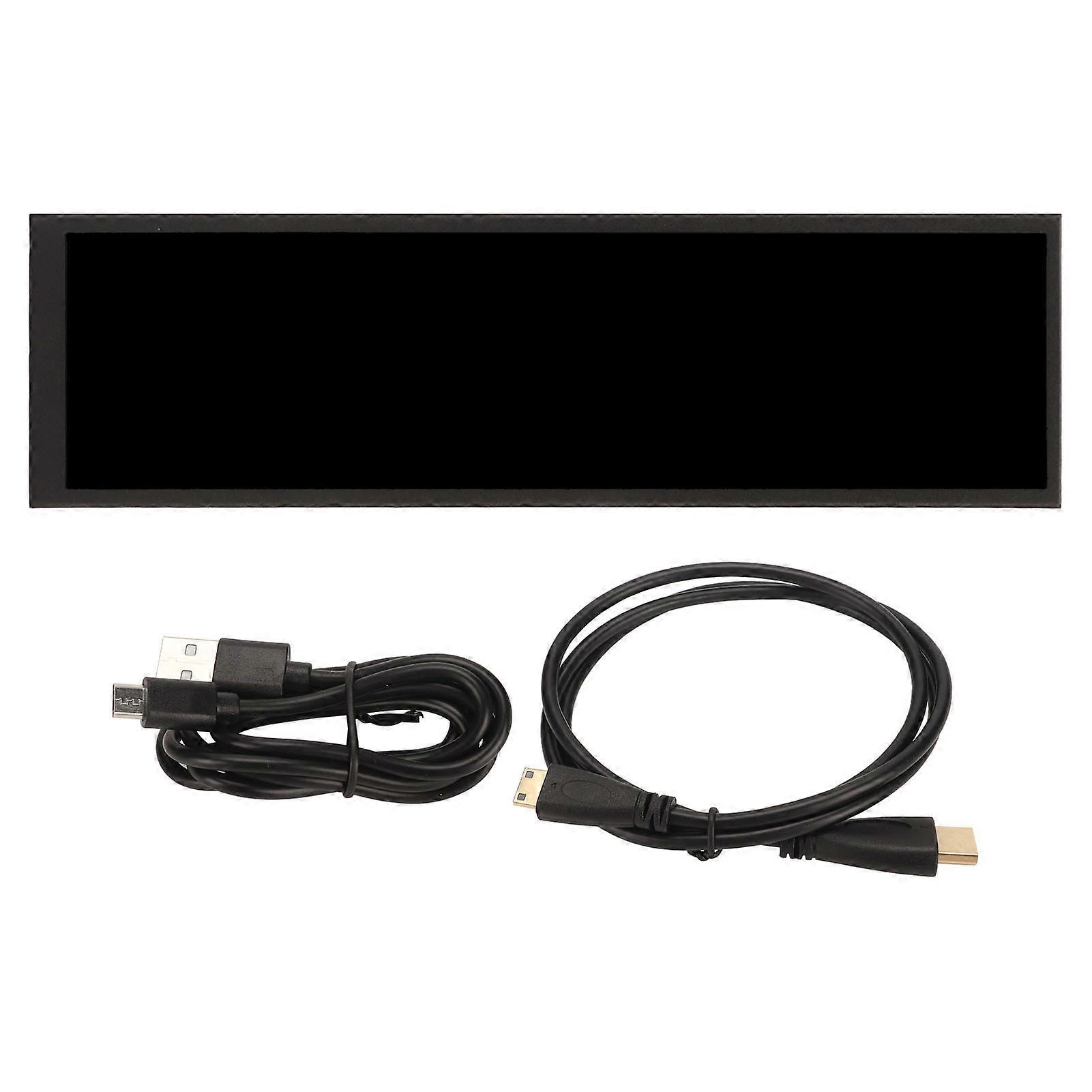 8.8 Inch Touch Screen Monitor 480x1920 Portable LCD HD Sub Screen Computer Monitor Panel for RasPi for Windows HDR NO.3063