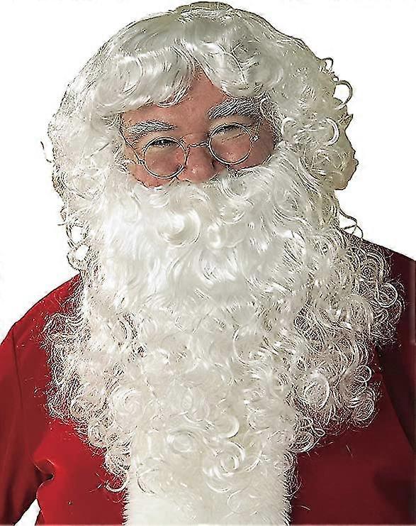 Christmas Santa Beard And Wig Set