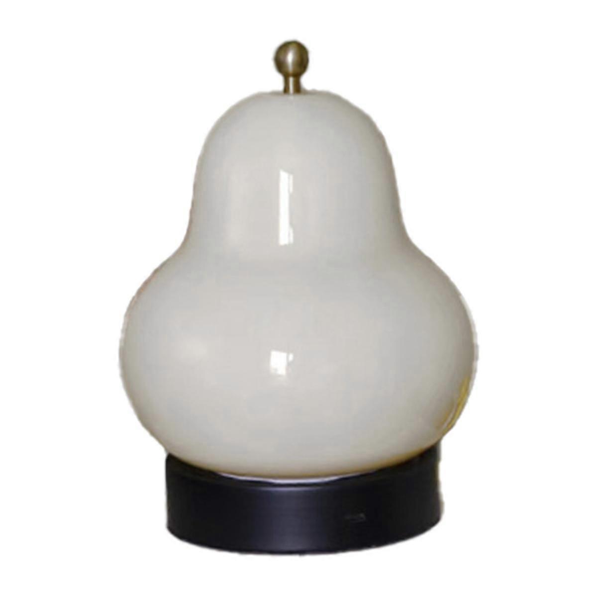 Pear Shaped Glass Table Lamp Suitable for Bedside Bedroom Study Living Room Decorative Night Light