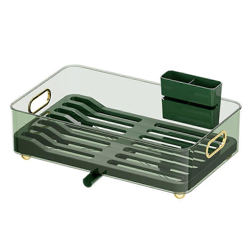 Household Sink Dish Drying Rack Adjustables Drain Pipe Tableware Rack Kitchen Accessories