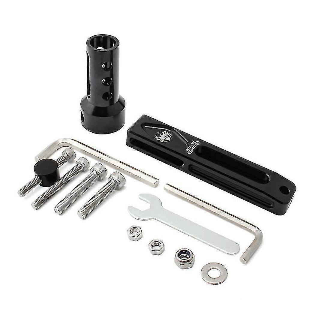 Muqzi C Type Caliper Adapter Conversion Base For Folding Bike Black
