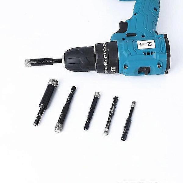 2pc Dry Diamond Drill Bit For Ceramic Tile,granite Quick-change Hexagonal Stone