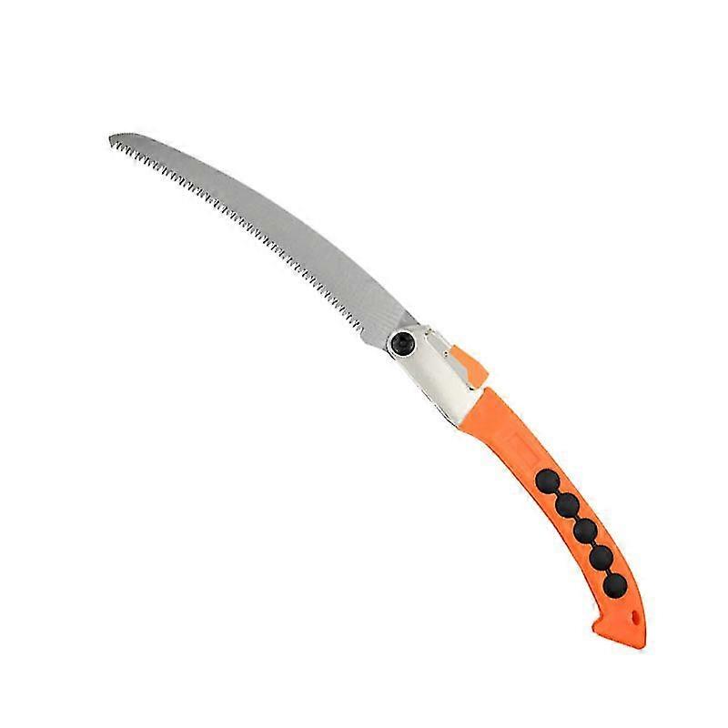 Durable Portable Pruning Saw, Folding Hand Saw With Anti-slip Handle Multi-purpose Folding Saw Gardening Camping Pruning1pcs-orange