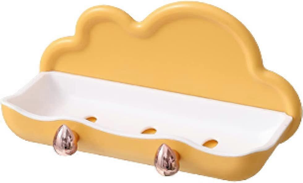 Soap dish creative soap rack wall-mounted soap dish wall rack drain household double-layer free punch