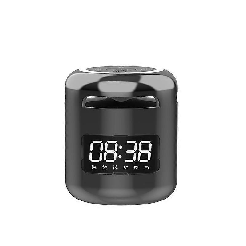 Digital Alarm Clock with Large LED Temperature Display, Portable