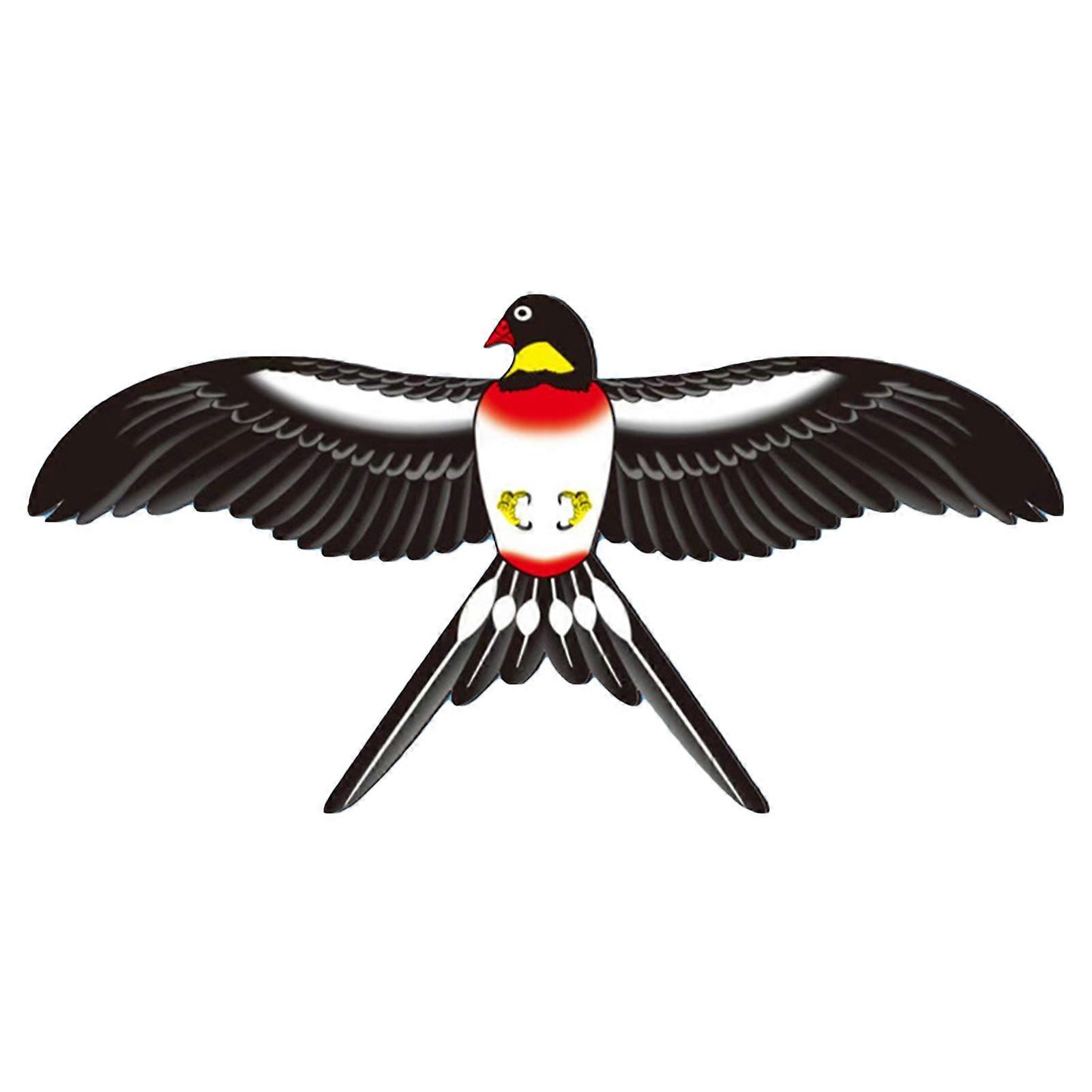 Fly Kite Game with Pole Realistic Improve Limbs Coordination Vivid Color Cartoon Parrot Flying Kite Outdoor Toy KAESI