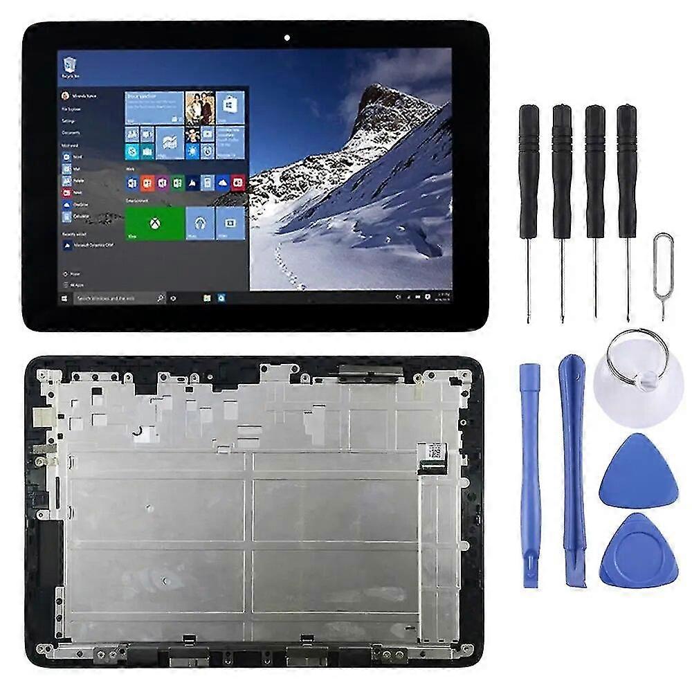 Compatible Asus Transcompatiblemer Book Lcd Screen And Digitizer Full Assembly With Frame T100h T100ha T100ha-fu006t(black)