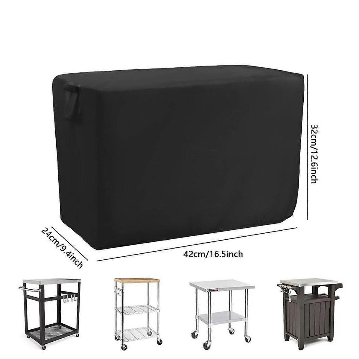 Serving Cart Cover Waterproof Grill Table Cover Table Protection Service Utility Cart Cover for Pat