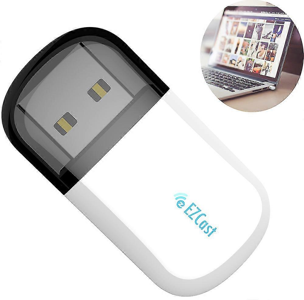 Ezc-5200bs Usb Wifi Wireless Adapter 2.4g &amp; 5g Dual Band Bluetooth 4.2 + Dirver-free - White