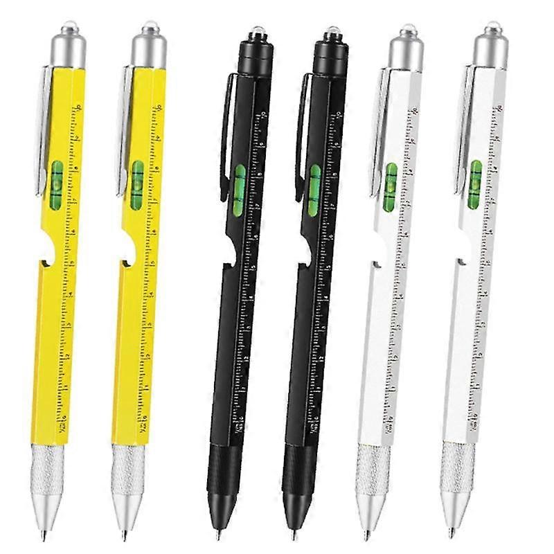 9 in 1 Multitool Pen for Dad - Led Light, Stylus, Screwdriver, Opener, Ruler, Level Gifts for Boyfr