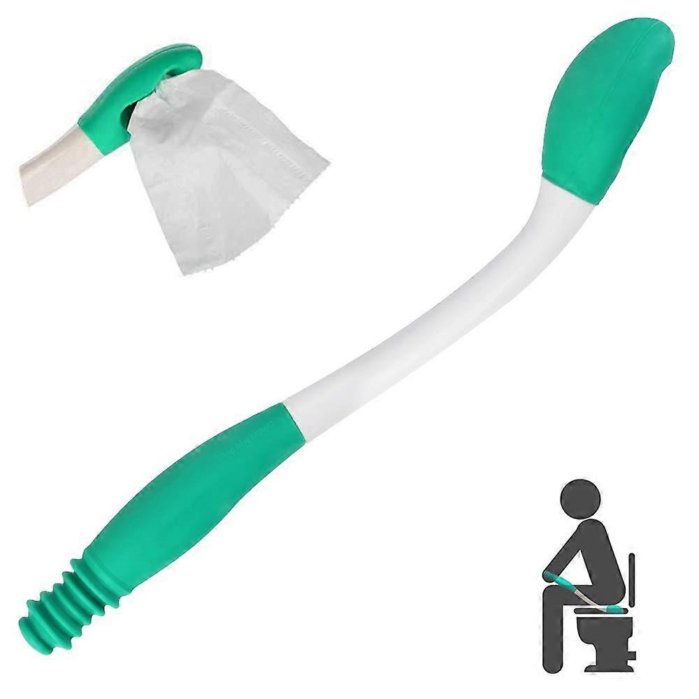 WC-segédeszközök Eszközök 35cm/13.8in törlési segédeszközök Alsó ablaktörlő Hosszú fogantyú Alsó ablaktörlő tartó WC-papír papírzsebkendő