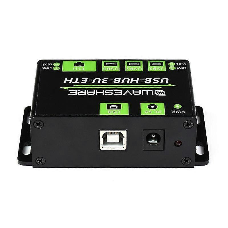 Usb-hub-3u-eth Industrial- Multi-function 3-way Usb2.0+fast Ethernet Port Usb Expansion Hub Adapte