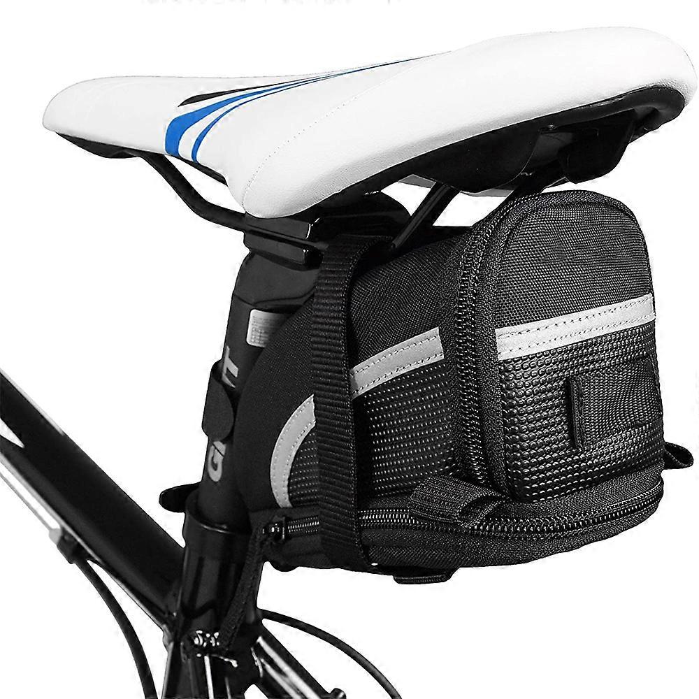 حقيبة إطار حقيبة ذيل دراجة ليلة عاكسة حقيبة سرج خلفية دراجة حقيبة دراجة - حقيبة سرج الدراجة - حقيبة دراجة تحت حقيبة تخزين المقعد لجبل الطريق