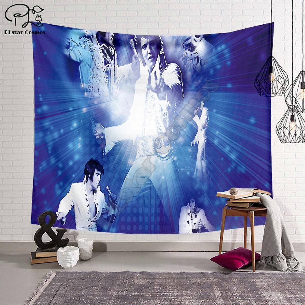PLstar Cosmos Tapestry Elvis Presley 3D Printing Tapestrying Rectangular Home Decor Wall Hanging style-4