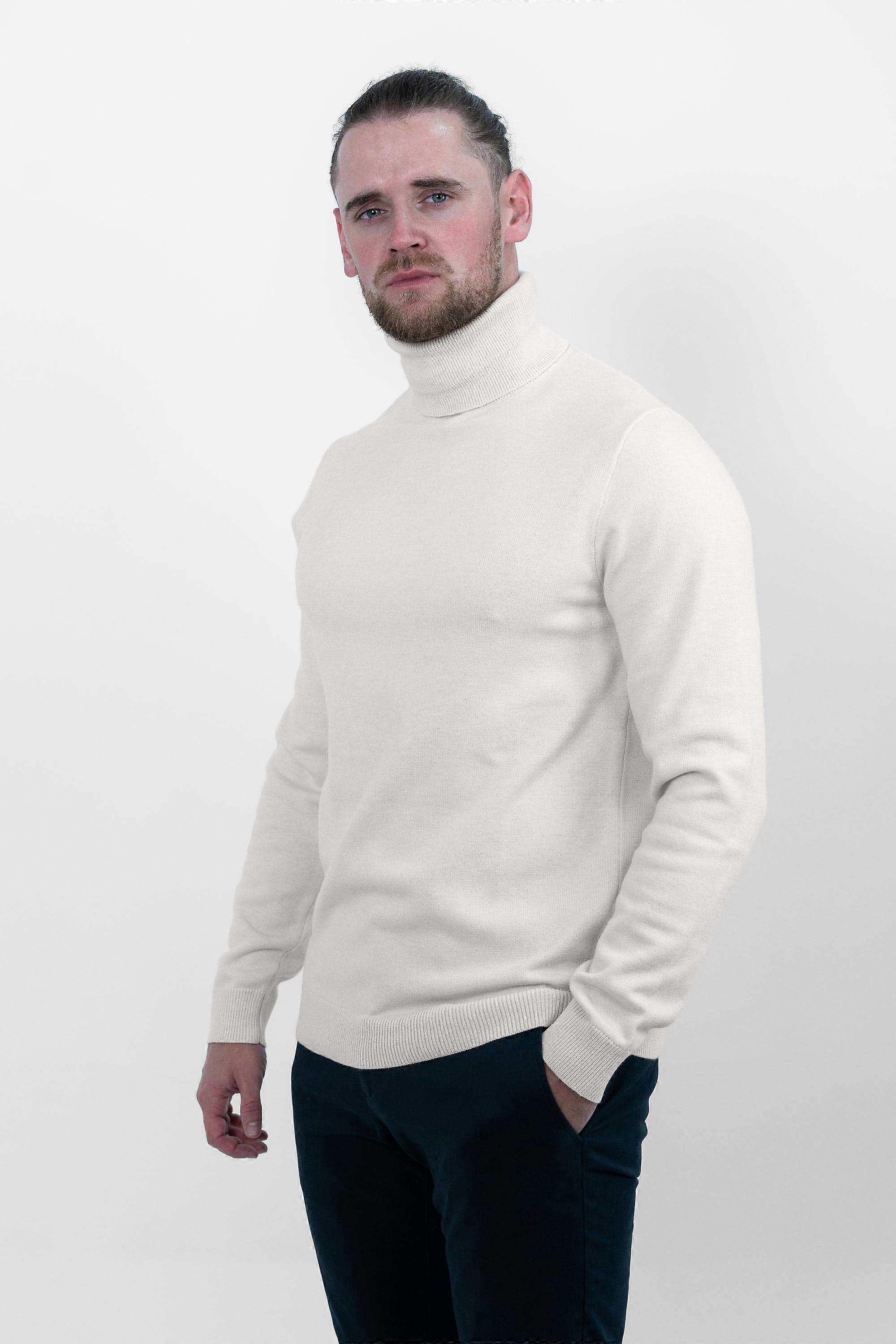 Luxe Coltrui - Regular Fit - Knit Heren Pullover / Trui