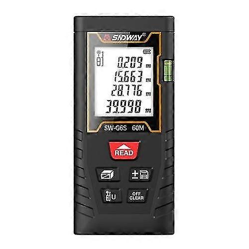 SNDWAY 60 מטר מרחק לייזר מד כף יד Rangefinder דיגיטלי מיני מרחק מדידה Por