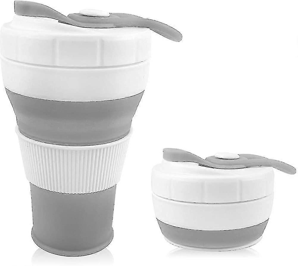 Canecas de Viagem - Caneca de Silicone, Caneca Portátil Reutilizável Com Canecas, Caneca Dobrável