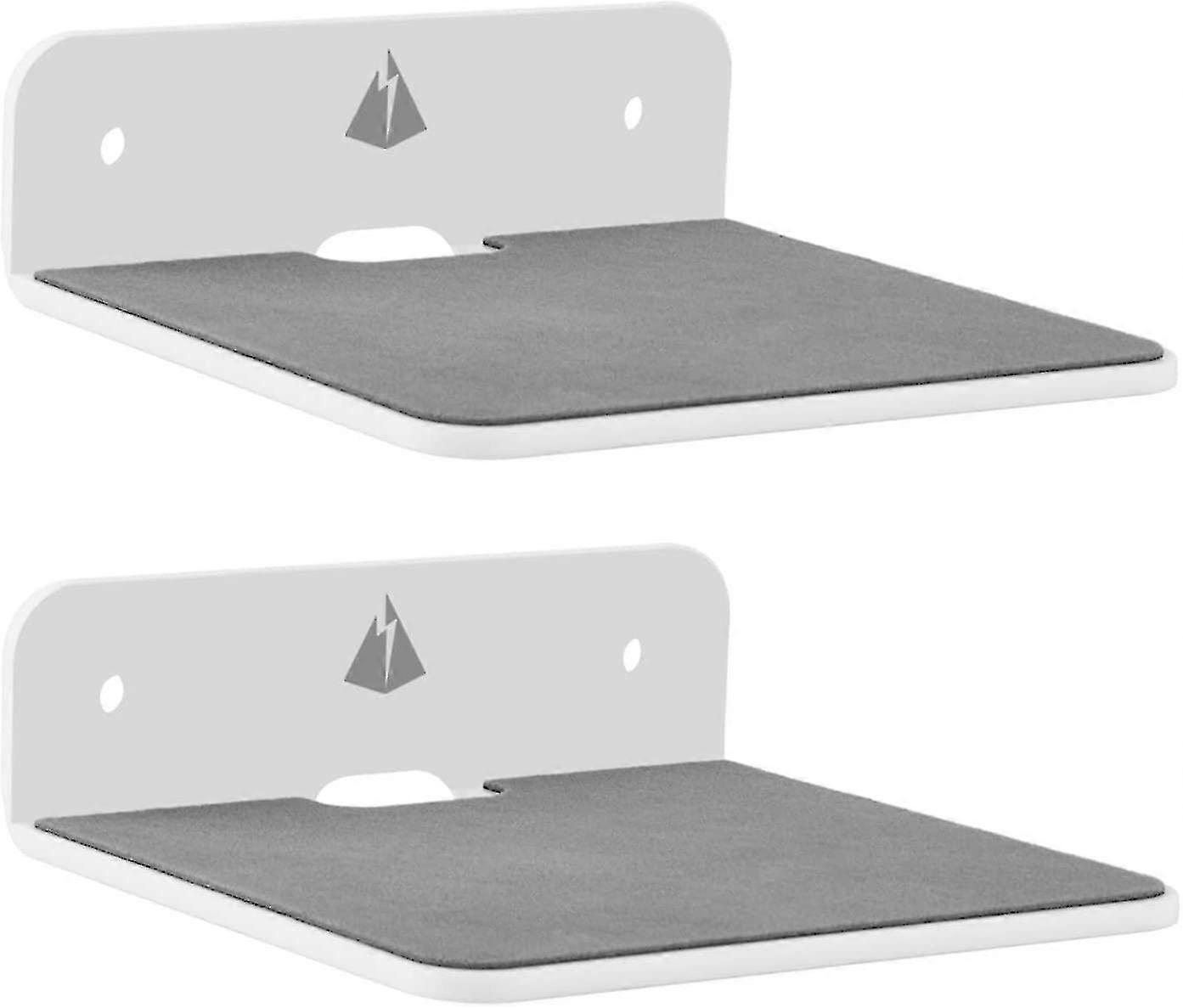 Mini Size Floating Wall Shelf For Speaker, 2 Pack