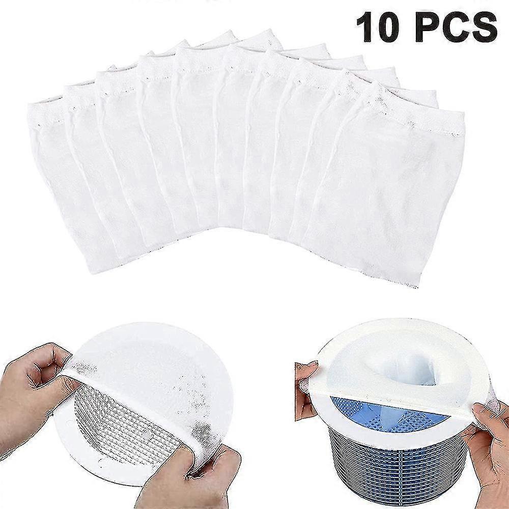 Pool Skimmer Socks - Perfect Savers Compatible With Filters, Baskets, And Skimmers - The Ideal Sock/net/saver To Protect Your Inground Or Above Ground