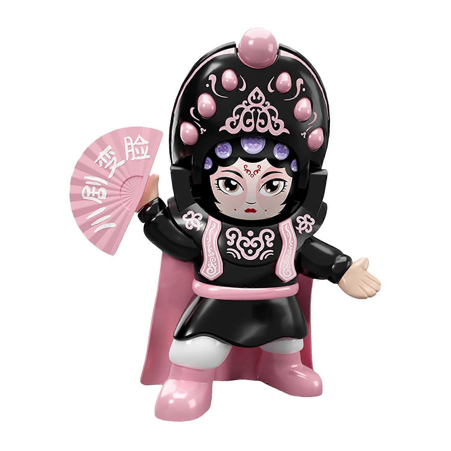 1/2/3/5Pcs Sichuan Opera Face Changing Doll with 4 Face Makeups Kids Chinese Folklore Peking Opera