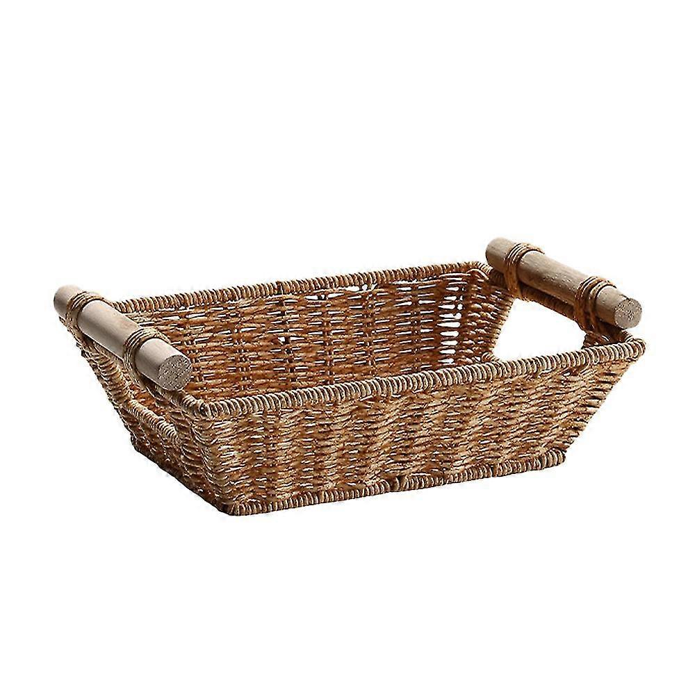 Storage Basket Rectangular Table Top Tea Table Snack Basket