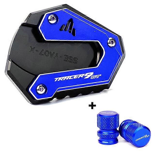 For Yamaha TRACER 9 GT 9GT Tracer9GT 2021-2023 2022 Motorcycle Accessories Kickstand Foot Side Stand Enlarger Pad Tire Valve Cap