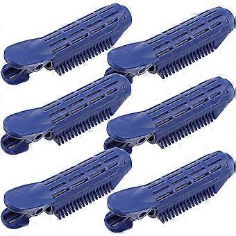 Natural Fluffy Hair Clip For Women Girls Hair Styling(6pcs, Dark Blue)
